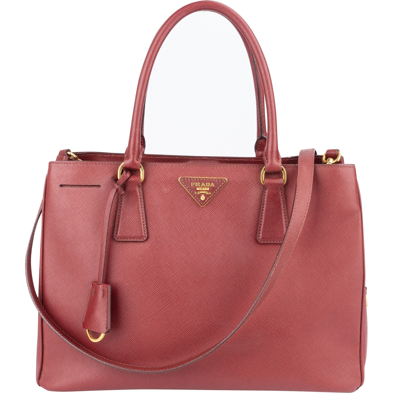 Prada Saffiano Leather Lux Galleria Handbag