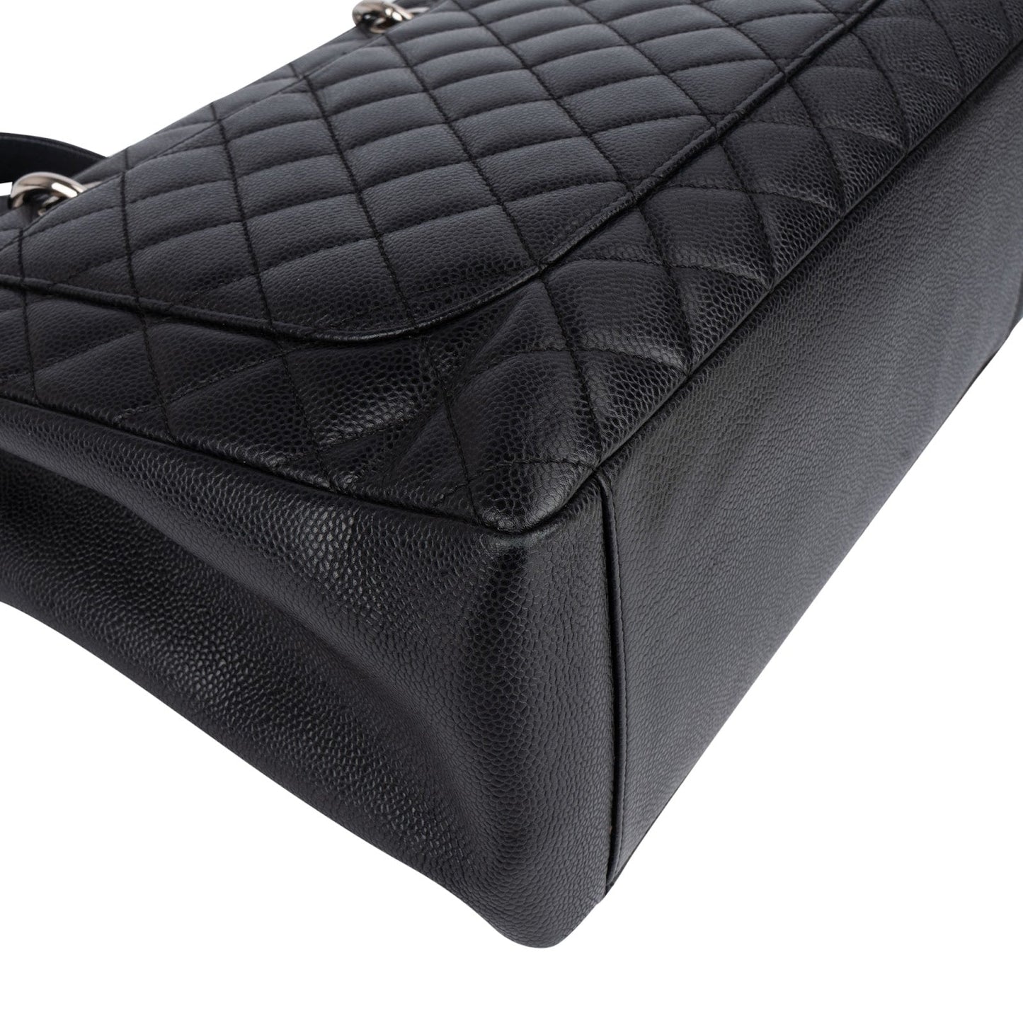 Chanel Quilted Caviar Leather Grand Shopping CC Handbag