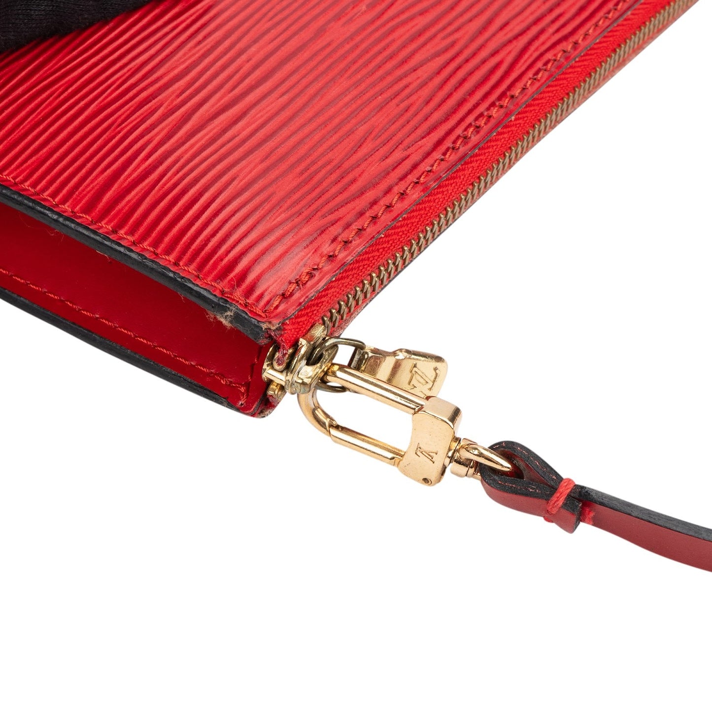 Louis Vuitton Red Epi Leather Pochette Accessoires Handbag