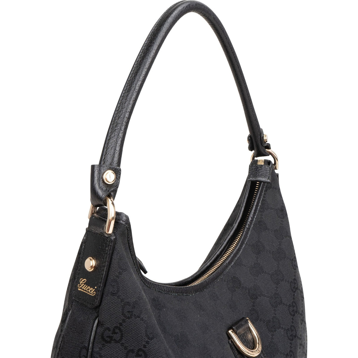 Gucci Monogram GG Abbey D-Ring Hobo Shoulder Bag