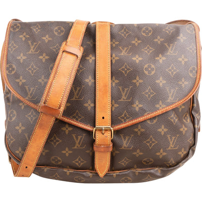 Louis Vuitton Monogram Canvas Saumur 35 Crossbody Bag