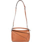 Loewe Brown Leather Puzzle Handbag
