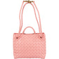 Bottega Veneta Pink Intrecciato Leather Small Andiamo Tote Handbag