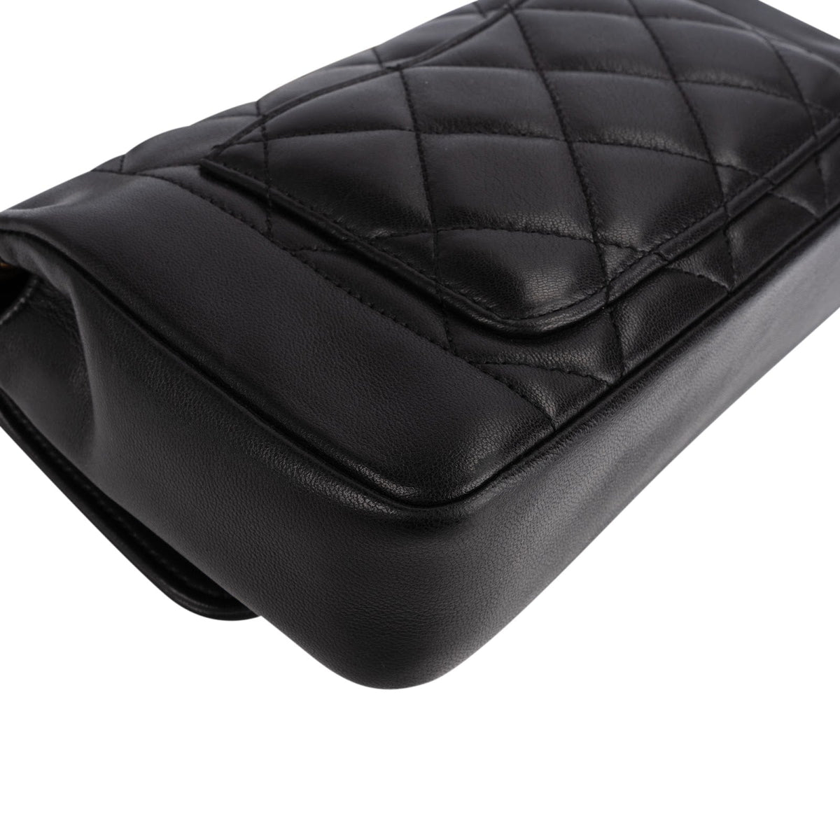 Chanel Quilted Lambskin Diana New Collection Single Flap Crossbody Bag