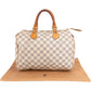 Louis Vuitton Monogram Damier Azur Speedy 30 Handbag