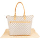 Louis Vuitton Monogram Damier Azur Saleya GM Handbag