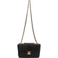 Chanel Vertical Quilted Lambskin 24K Gold Jumbo Single Flap Crossbody Bag