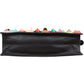 Fendi Black Leather Rainbow Studded Crossbody Bag