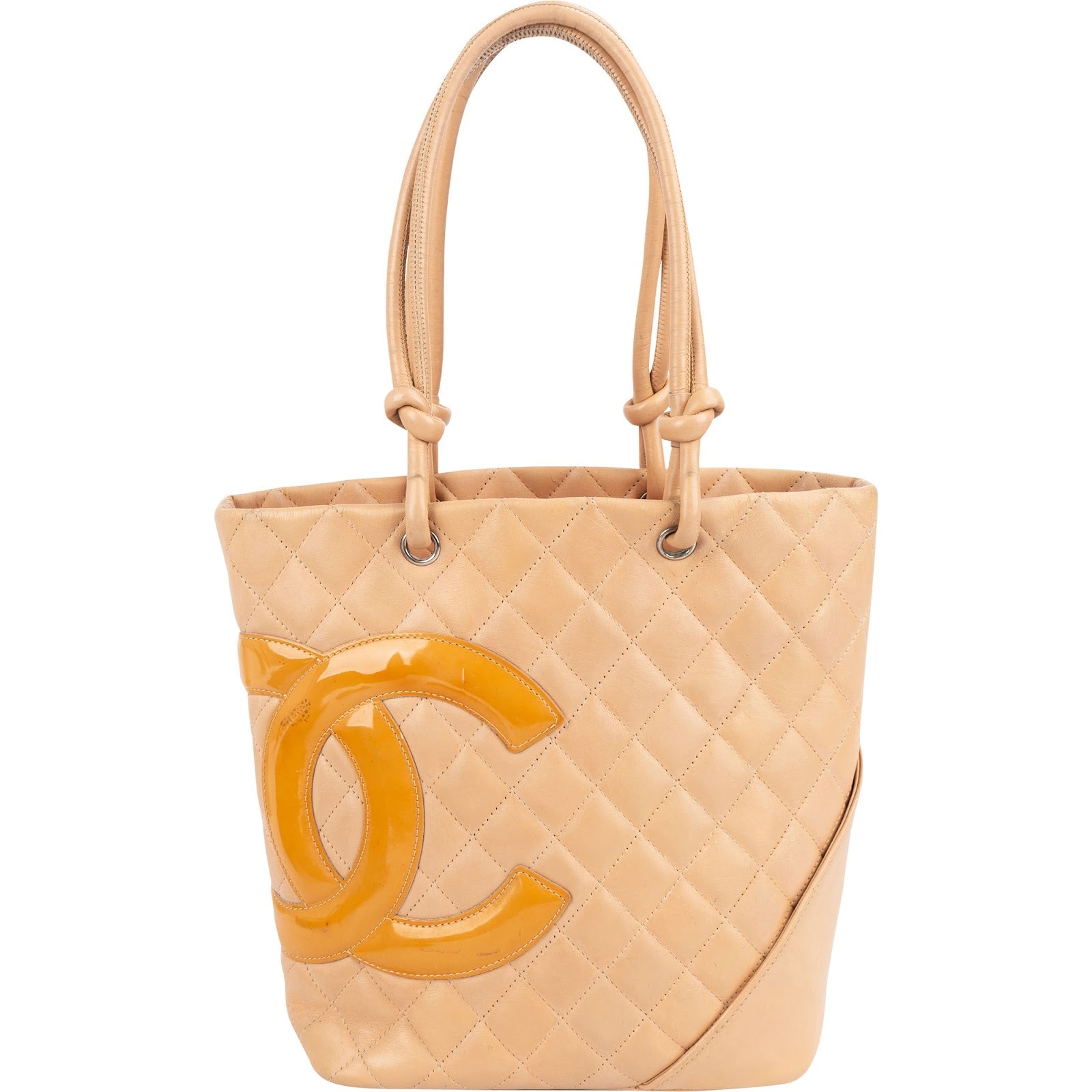 Chanel Quilted Calfskin Cambon Ligne Tote Handbag