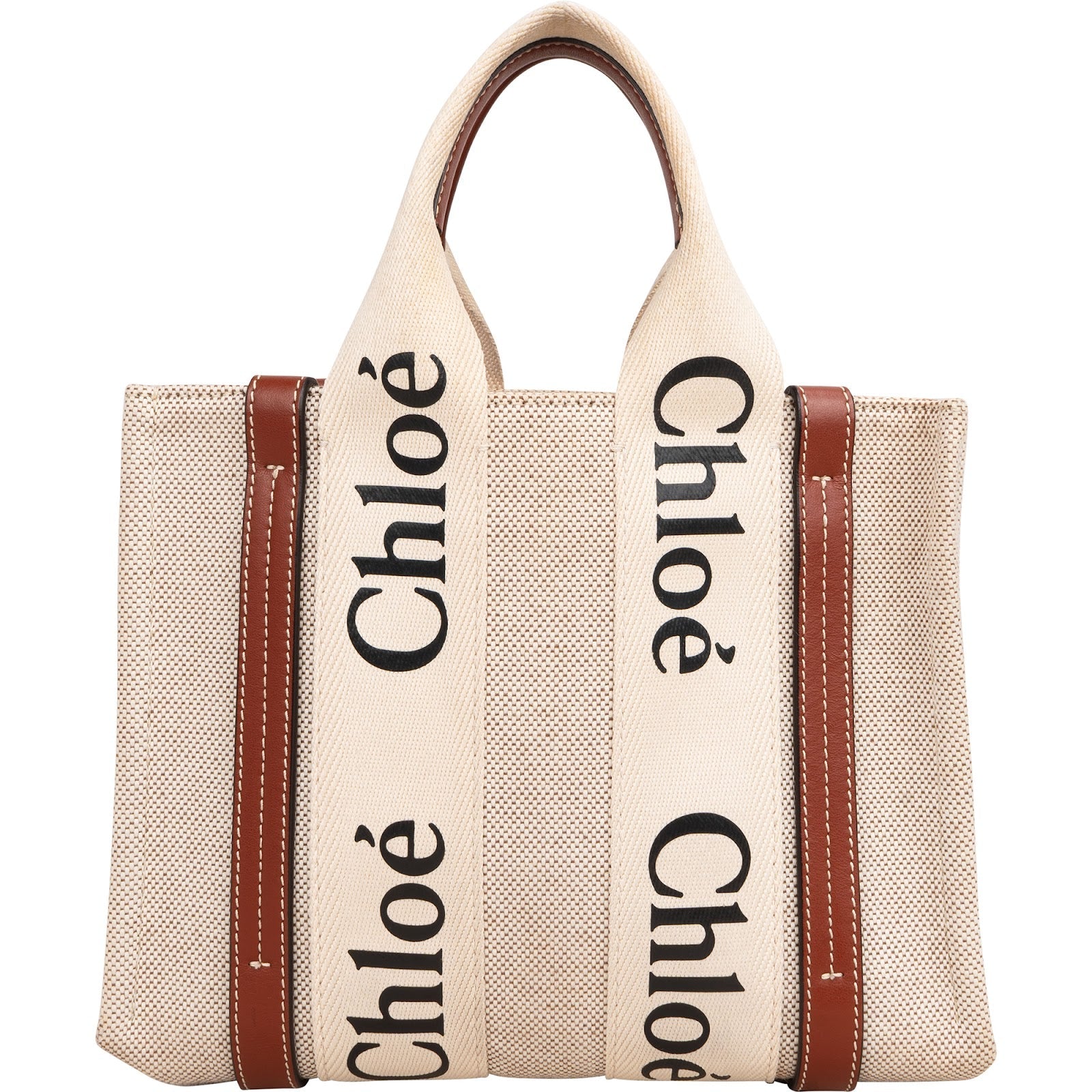 Chloé Canvas Small Woody Tote Handbag