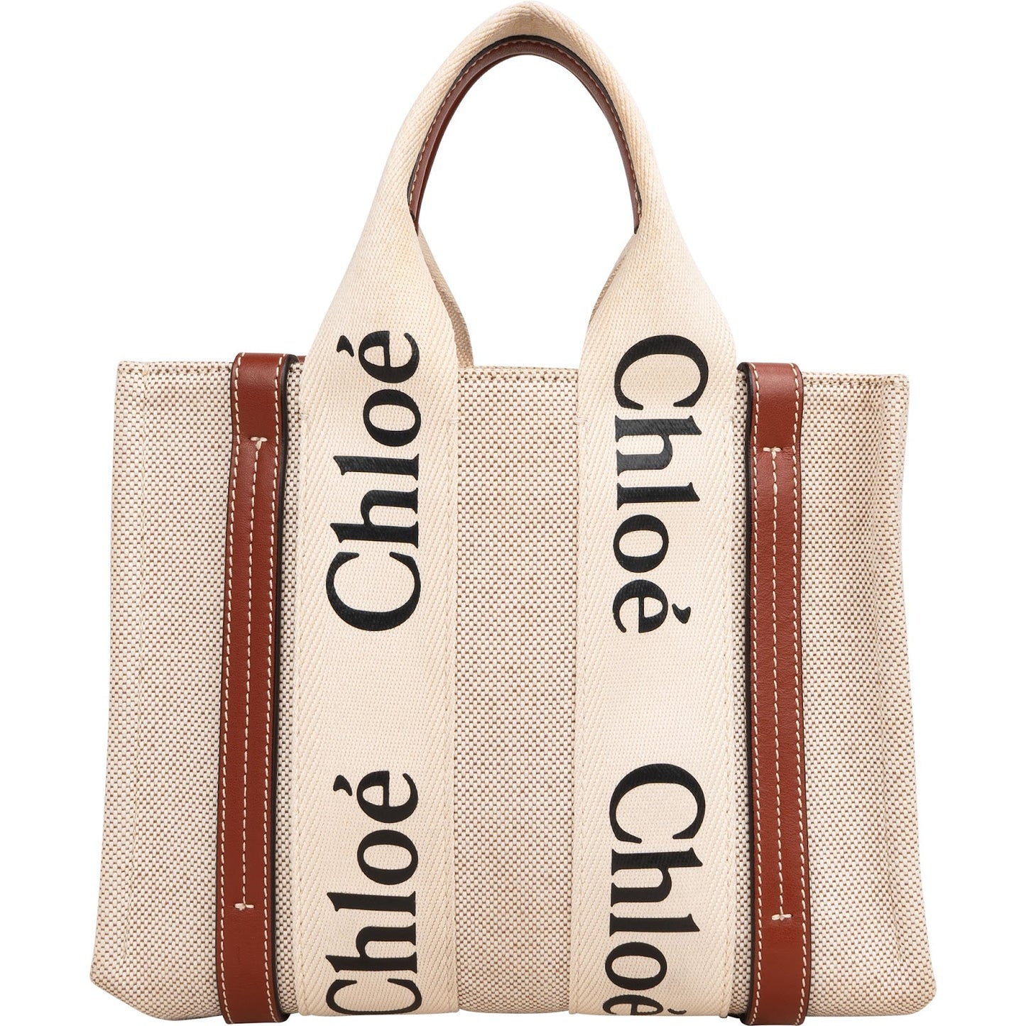 Chloé Canvas Small Woody Tote Handbag