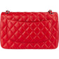 Chanel Quilted Lambskin Jumbo Double Flap Crossbody Bag