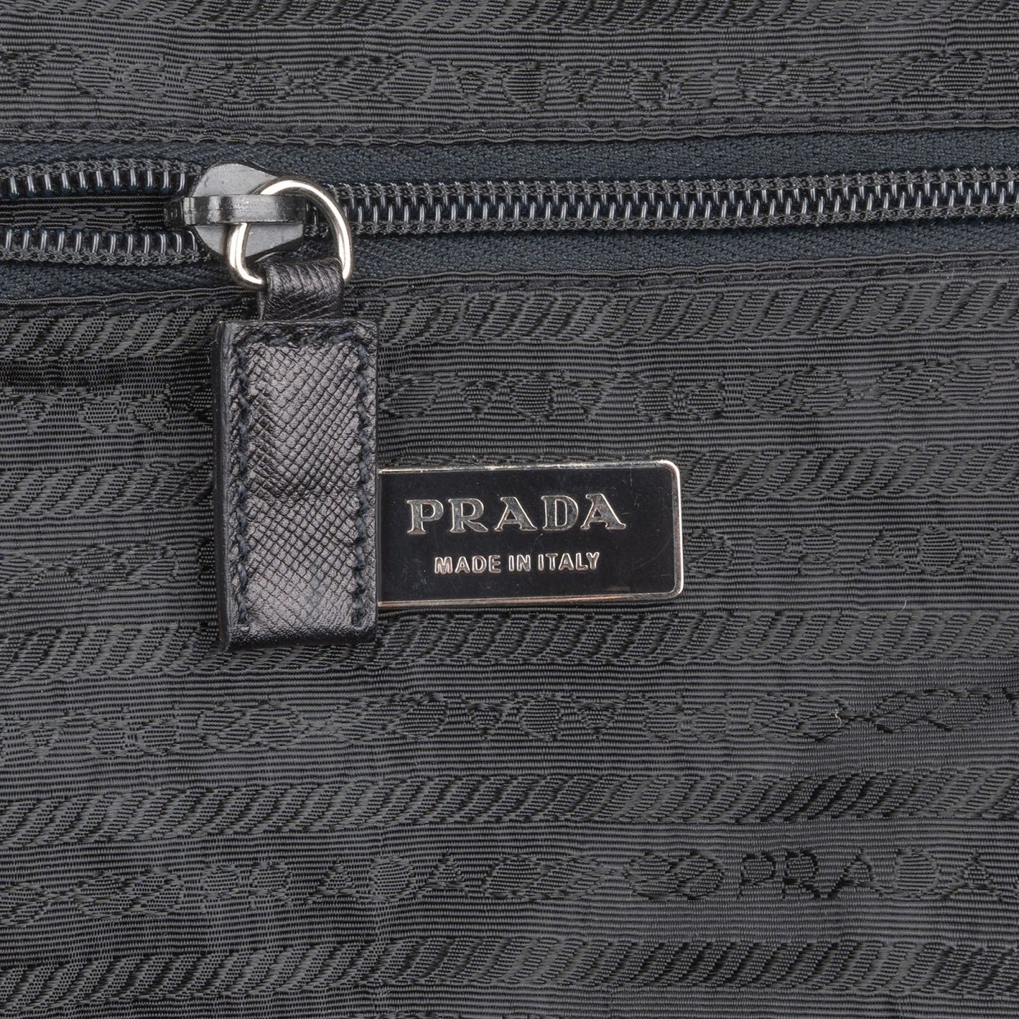 Prada Nylon Triangle Duffle Weekender 50 Travel Bag