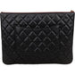 Chanel Quilted Lambskin CC Clutch