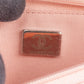 Chanel Pink Quilted Lambskin Crystal Top Handle Wallet On Chain Crossbody Bag