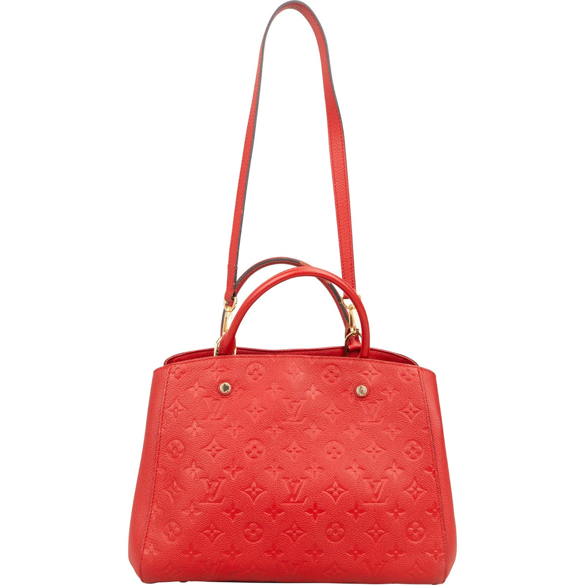 Louis Vuitton Leather Monogram Empreinte Montaigne MM Handbag