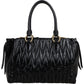 Miu Miu Matelassé Vitello Lux Bow Handbag