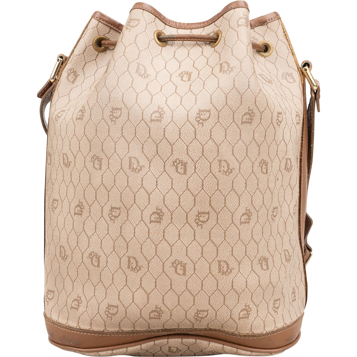 Christian Dior Honeycomb Monogram Bucket Crossbody Bag