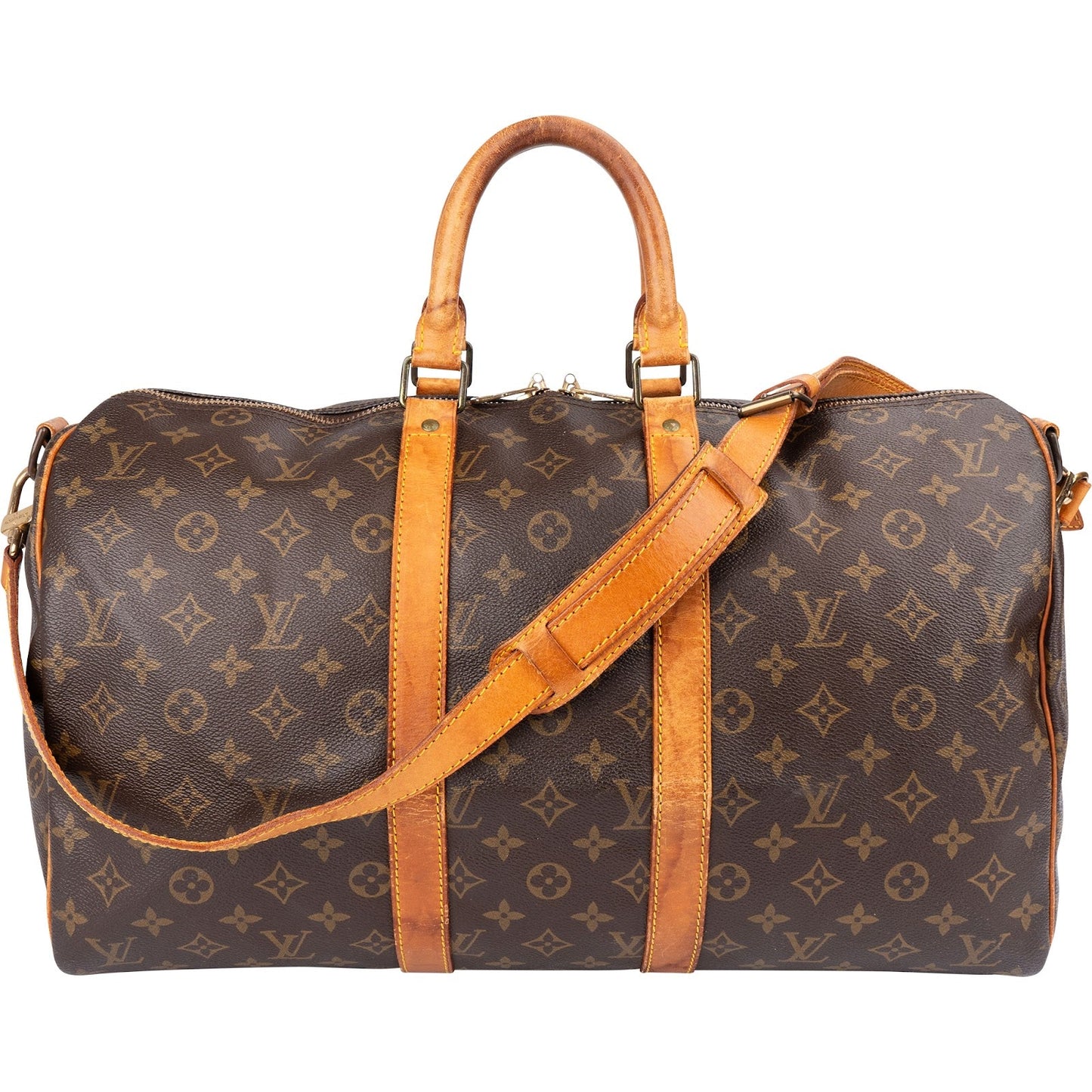 Louis Vuitton Monogram Canvas Keepall 45 Bandoulière Travel Bag