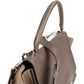 Céline Drummed Calfskin and Suede Trapeze Handbag