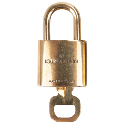 Louis Vuitton Classic Gold Lock Schloss Padlock