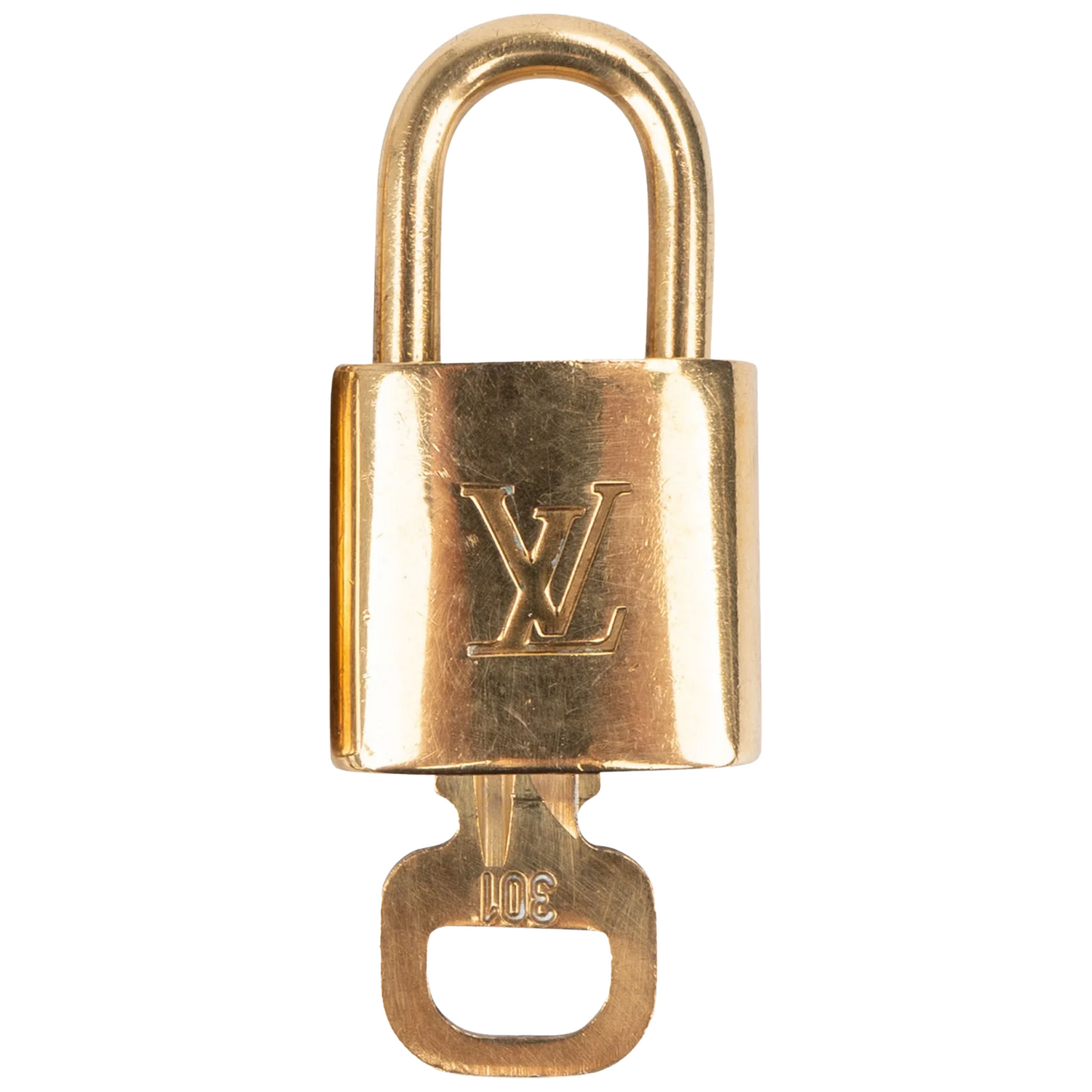 Louis Vuitton Paris Classic Gold Lock Schloss Padlock