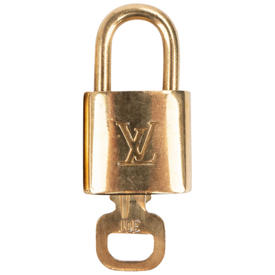 Louis Vuitton Paris Classic Gold Lock Schloss Padlock