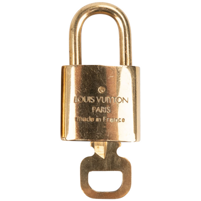 Louis Vuitton Paris Classic Gold Lock Schloss Padlock