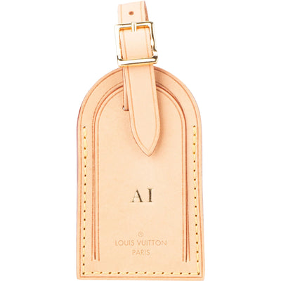 Louis Vuitton Vachetta Leather Luggage Tag (AI)