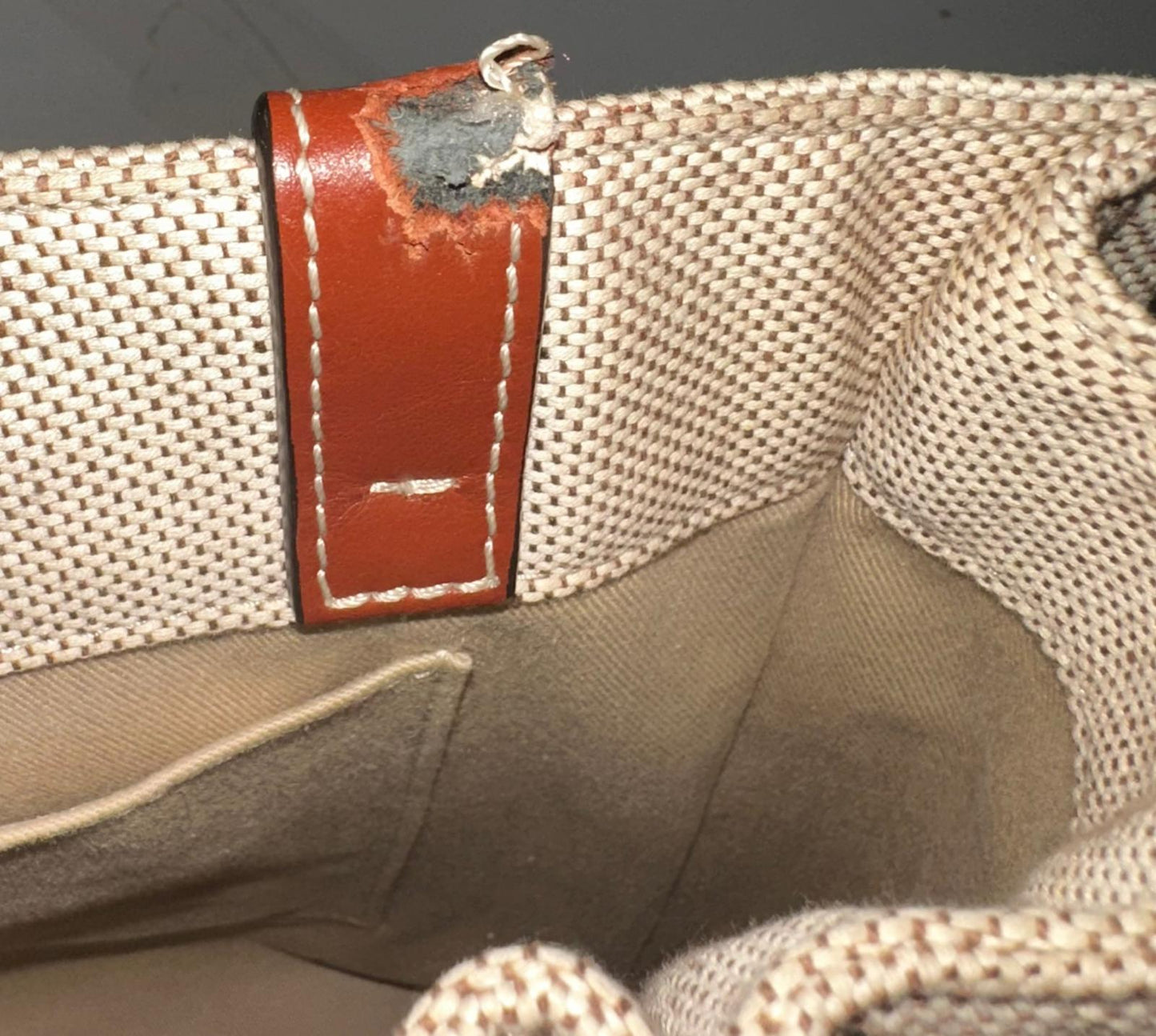 Chloé Canvas Medium Woody Tote Shoulder Bag