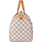 Louis Vuitton Damier Azur Monogram Speedy 30 Handbag