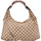 Gucci Monogram Horsebit Shoulder Bag