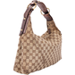 Gucci Monogram Horsebit Shoulder Bag