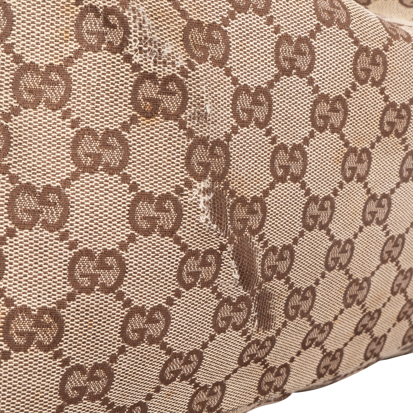 Gucci Monogram Horsebit Shoulder Bag