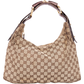 Gucci Monogram Horsebit Shoulder Bag