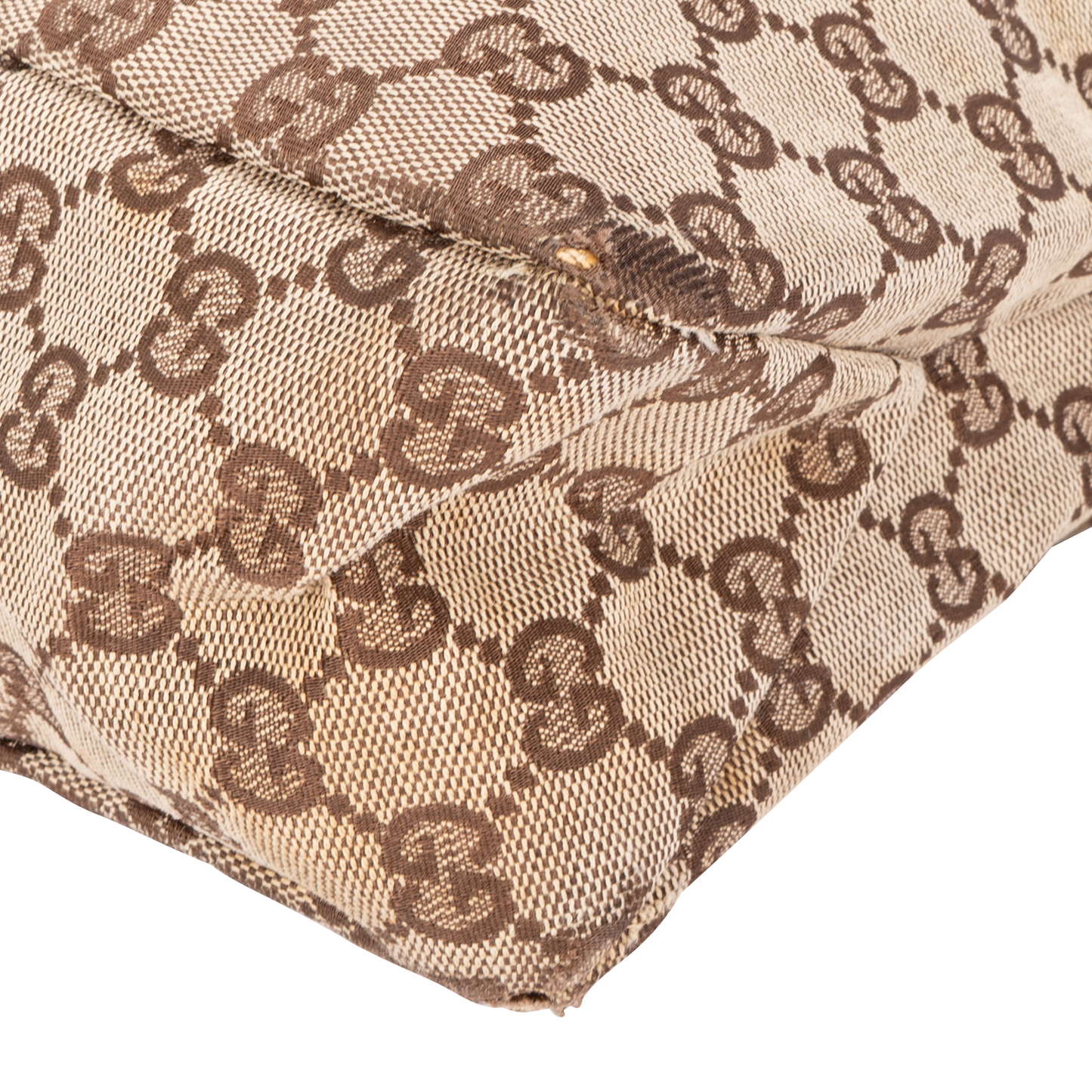 Gucci Monogram Horsebit Shoulder Bag