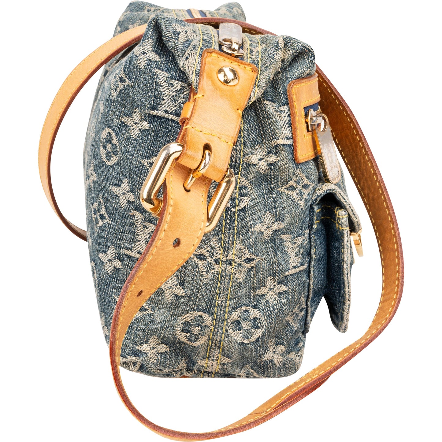 Louis Vuitton Denim Monogram Baggy PM Crossbody Bag