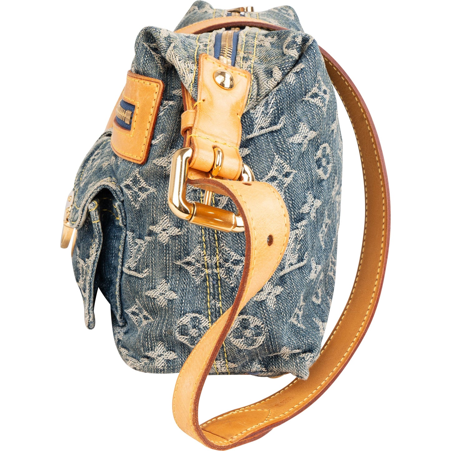 Louis Vuitton Denim Monogram Baggy PM Crossbody Bag