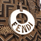 Fendi Canvas Zucca Monogram Shoulder Bag