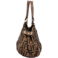 Fendi Canvas Zucca Monogram Shoulder Bag