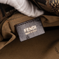 Fendi Canvas Zucca Monogram Shoulder Bag