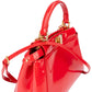 Fendi Peekaboo aus rotem Lackleder – Ansicht 3