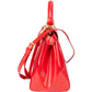 Fendi Peekaboo aus rotem Lackleder – Ansicht 4