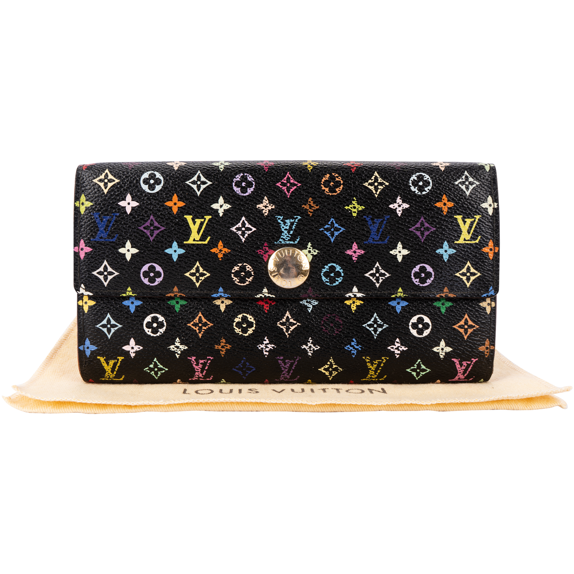 Louis Vuitton Murakami Multicolor Sarah Wallet – vintage on friday