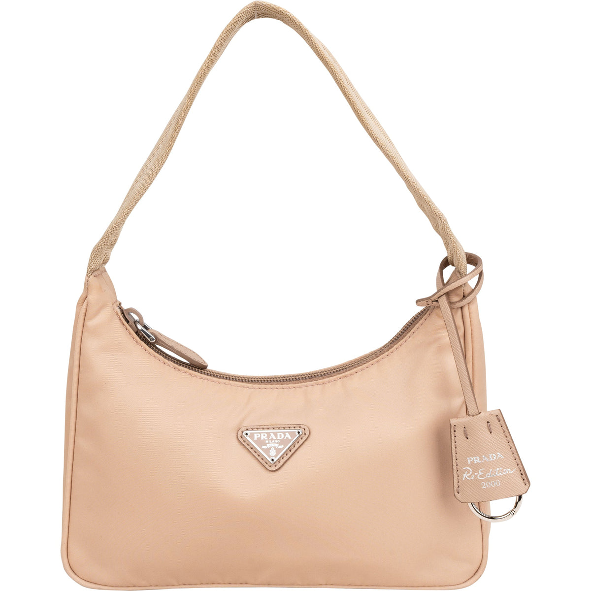 Prada Triangle Re-Edition aus Nylon – Vorderansicht