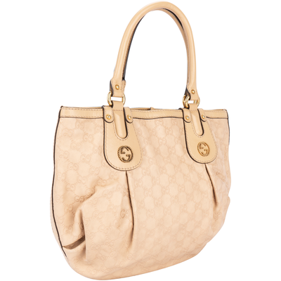 Gucci GG Monogram Scarlett Leather Shoulder Bag