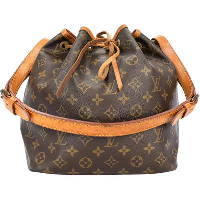 Louis Vuitton Canvas Monogram Sac Noe Petit Shoulder Bag