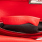 Fendi Red Leather Spikes Mini Peekaboo Handbag
