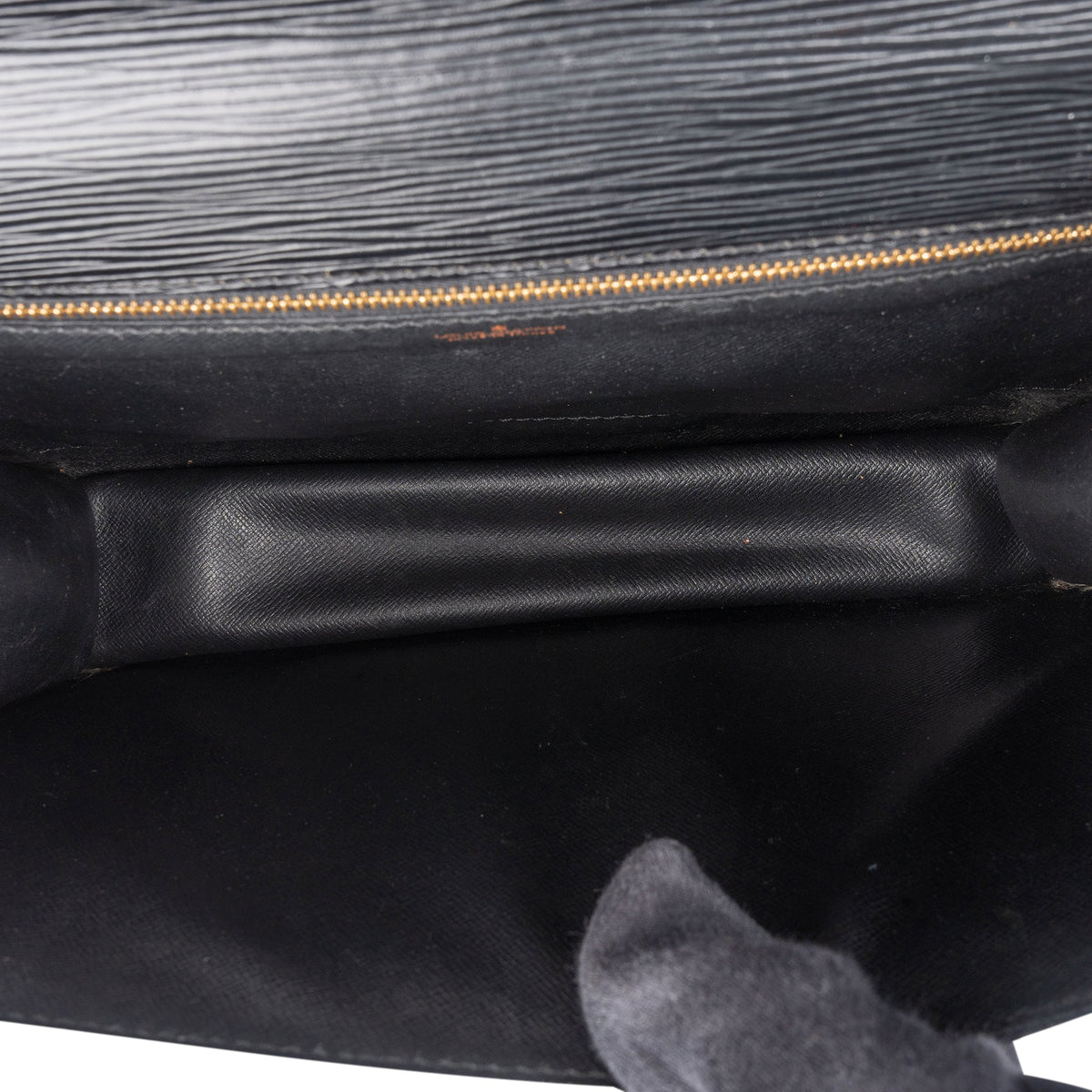 Louis Vuitton Noir Epi Leather Monceau Handbag