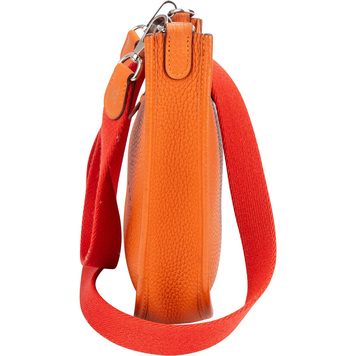 Hermès Orange Clemence Leather Evelyne 16 Crossbody Bag